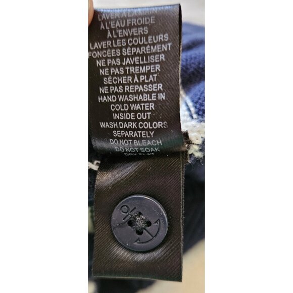 Simons Le 31 Navy Blue Sailor sweater size large knit casual warm pullover - Picture 10 of 10